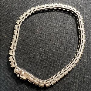 Judith Ripka Tennis Bracelet w/Sapphire Heart